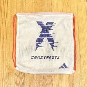 Adidas Crazyfast.1 Mesh Soccer White/Power Blue Cleat Bag